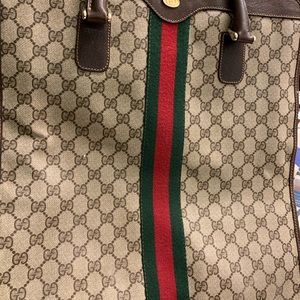 pre-owned authentic Vintage Gucci shopper tote